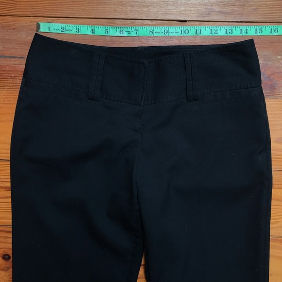 Maurices Black Straight Leg Trouser Work Pants, EUC, 1/2 - Picture 6 of 13